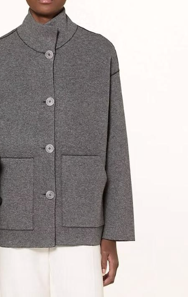 Paraggi womenswear grey knit jacket