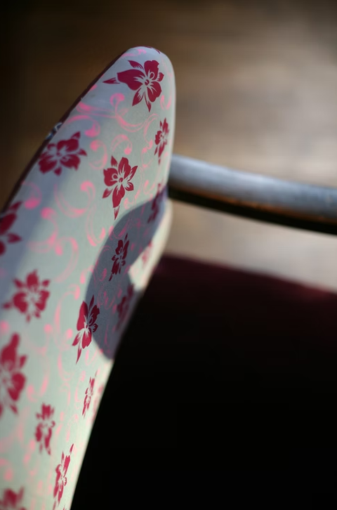 H-Chairs restoration and textile detail