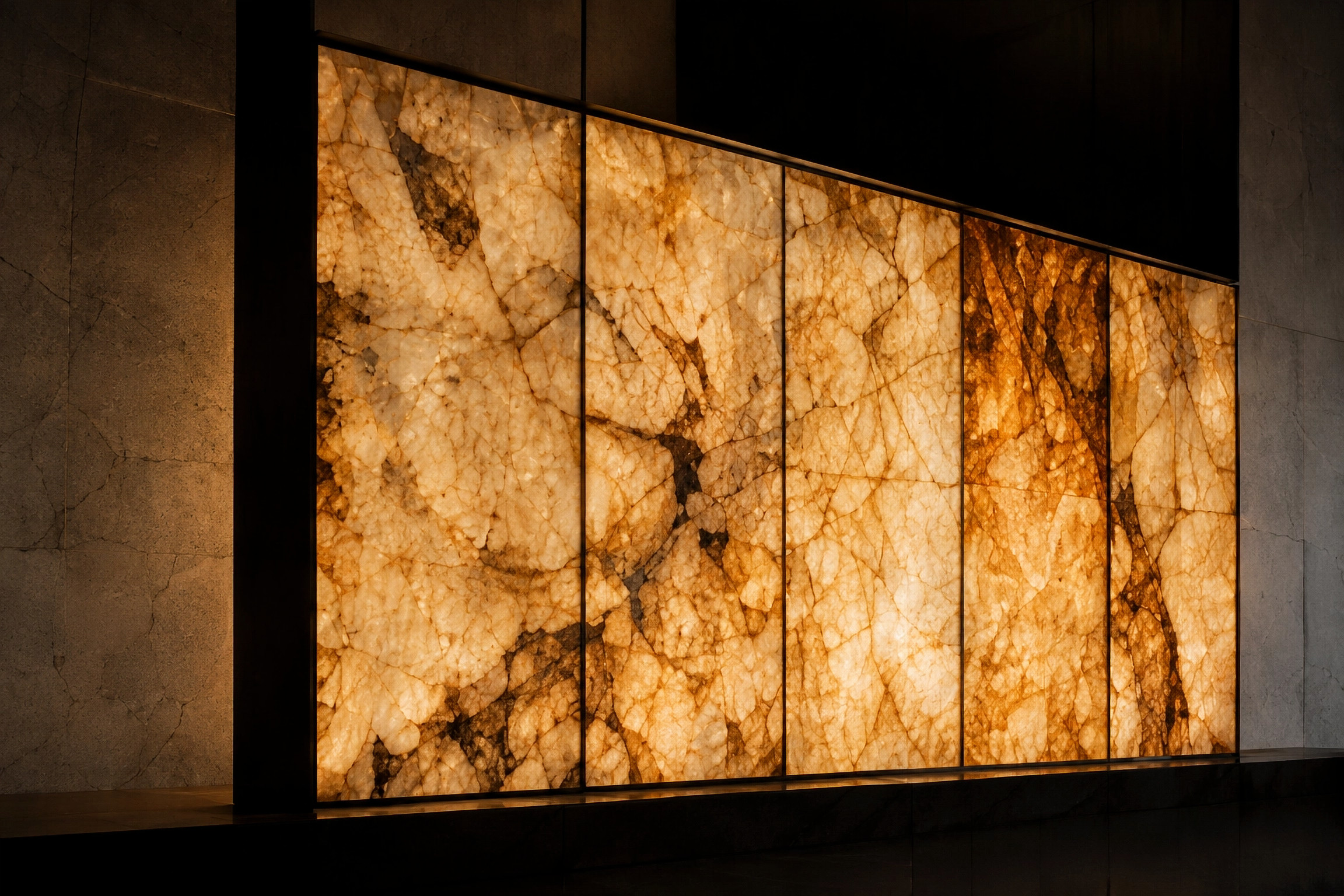 Amber Panel architectural surface